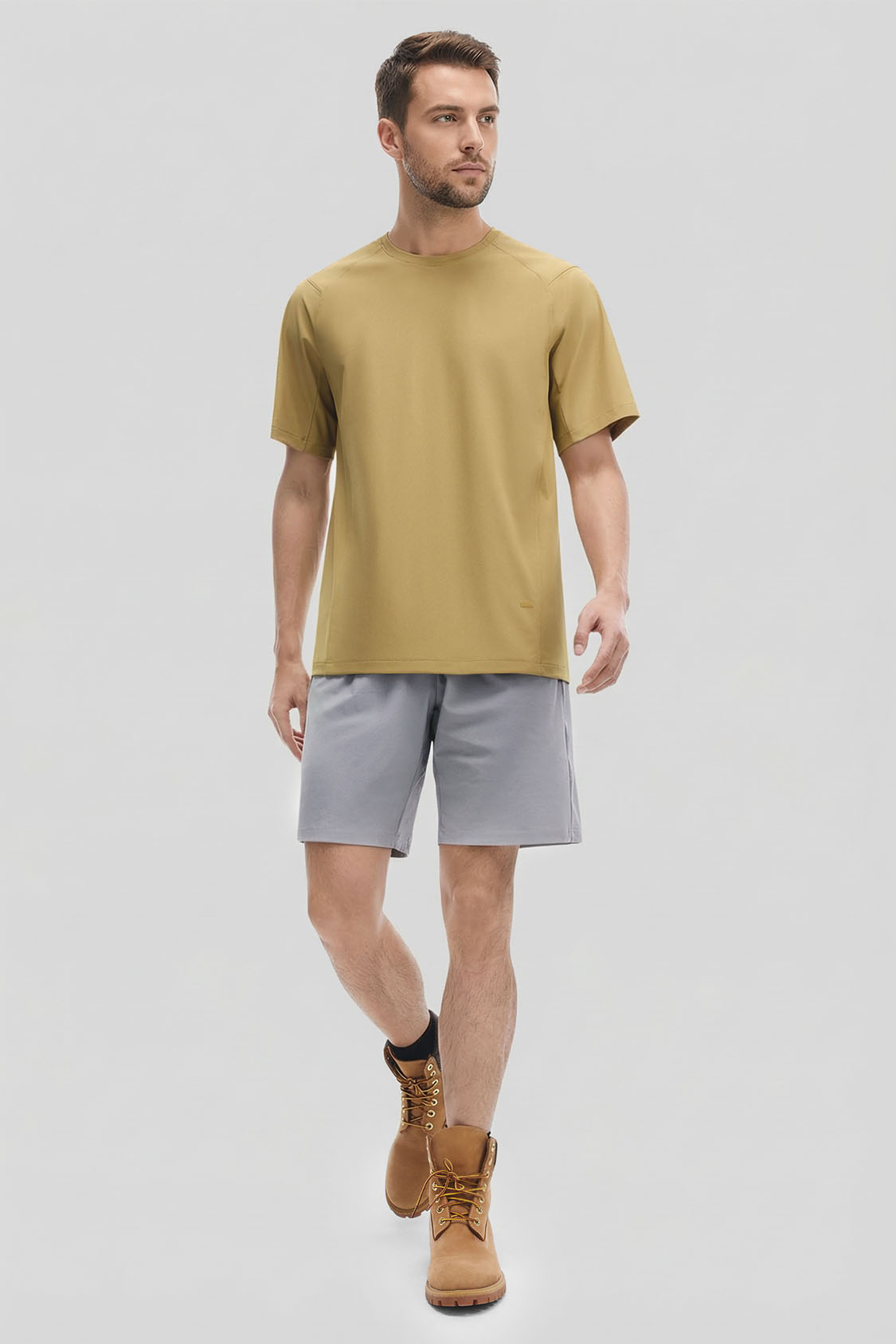 Men’s Dual-Layer Cooling Performance T-Shirt UPF 50+ DR015