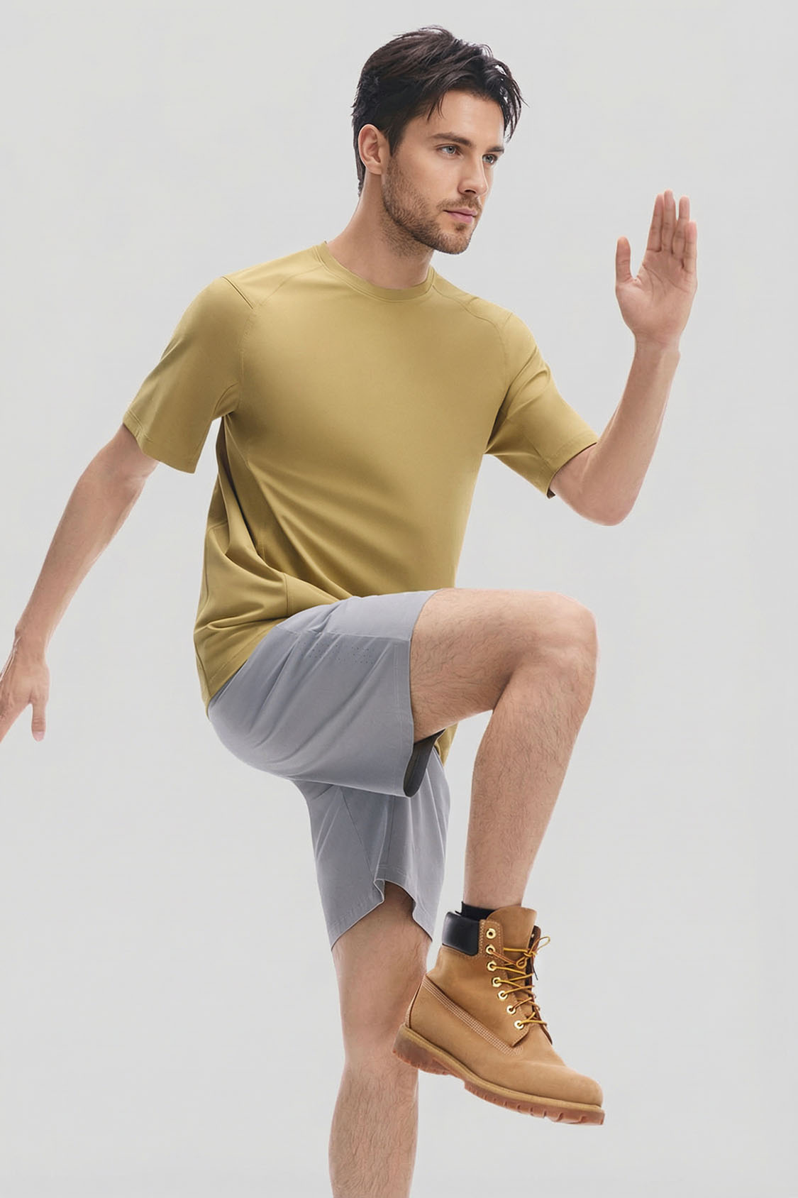 Men’s Dual-Layer Cooling Performance T-Shirt UPF 50+ DR015