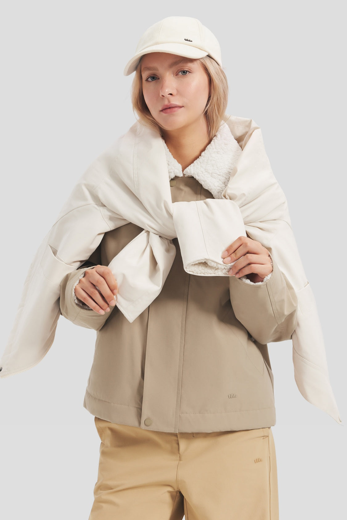 Women's Windproof Micro Fleece Jacket (High Warmth) PM033