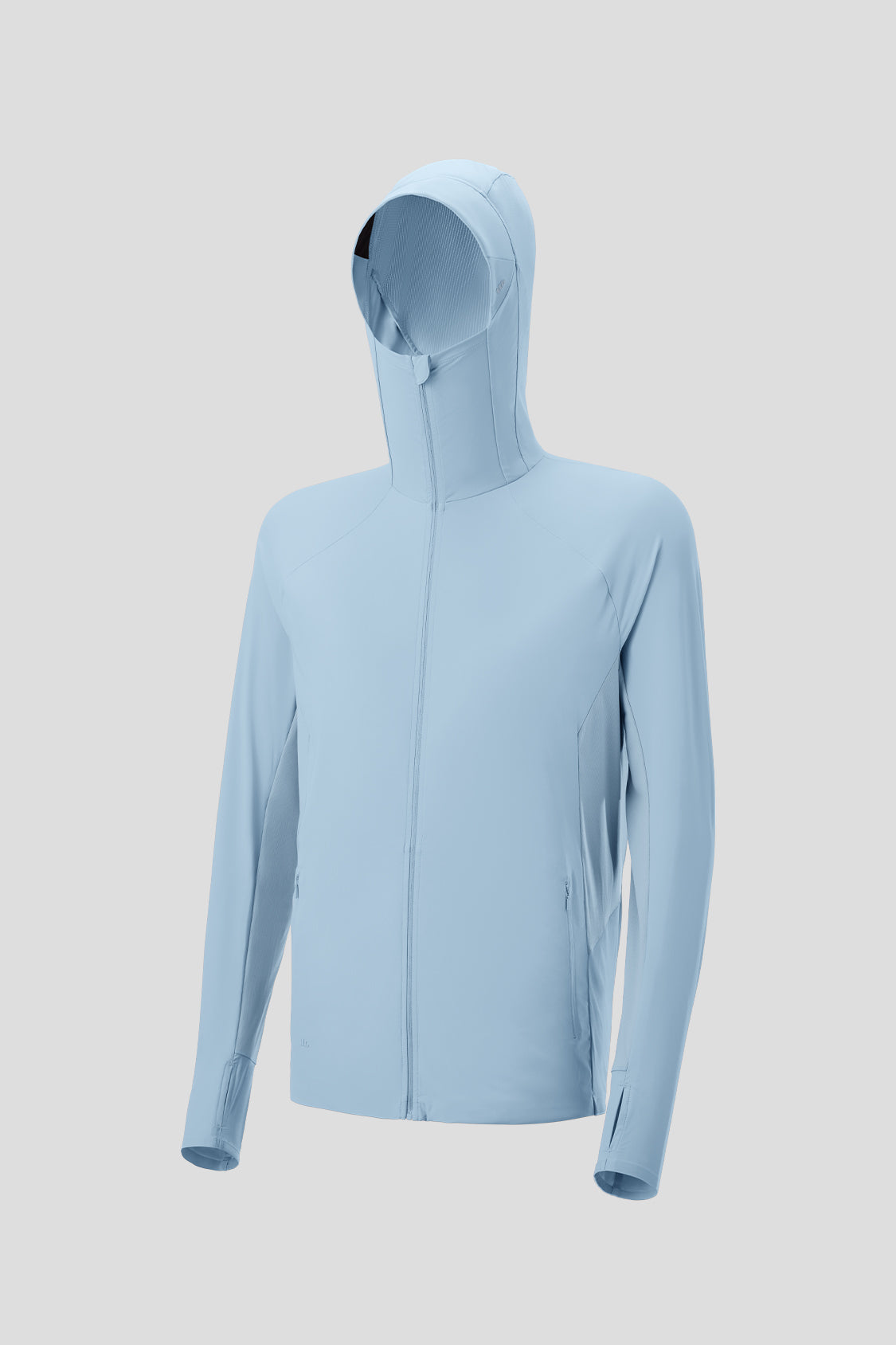 beneunder mens sun protection jacket upf50+ #color_clear smoke blue