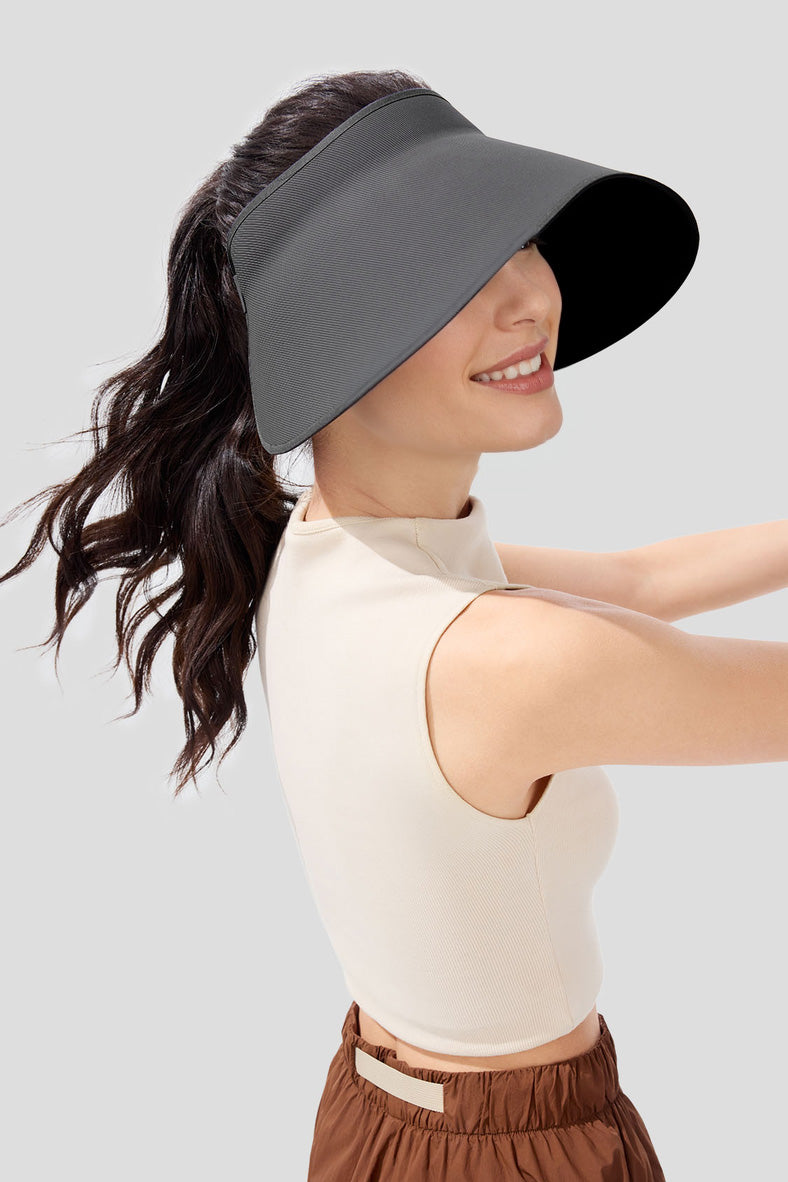 Roll - Women's Wide Brim Topless Sun Hat UPF50+