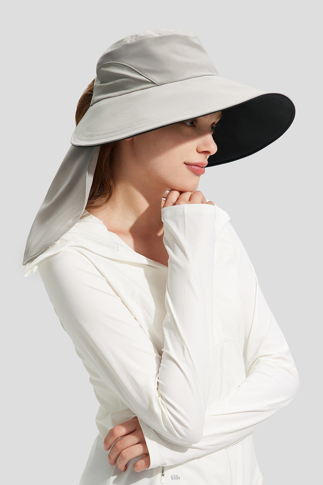 beneunder women's sun hats full coverge #color_deep rock gray