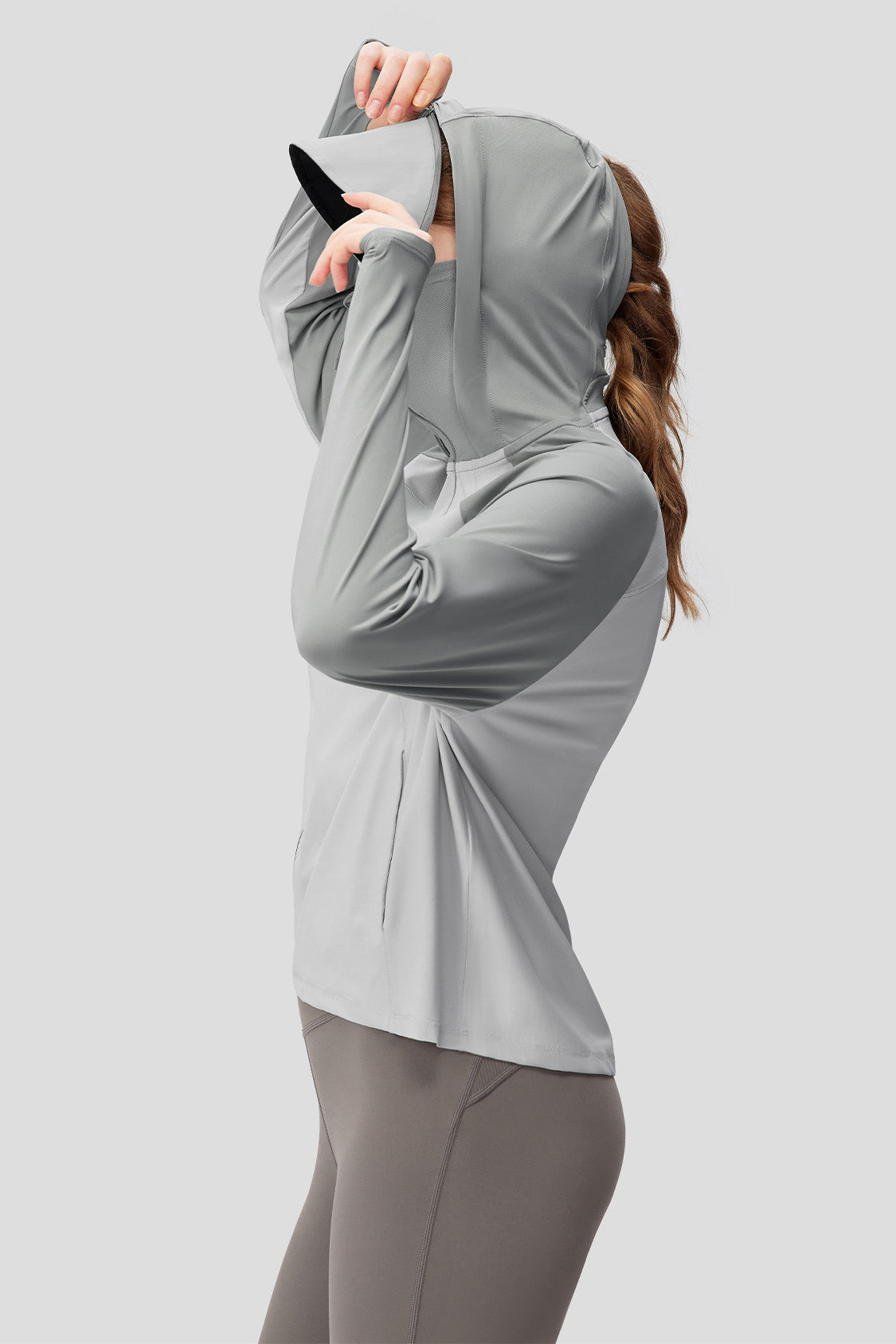 beneunder women's sun wear upf50+ #color_distant mountain gray - galaxy gray