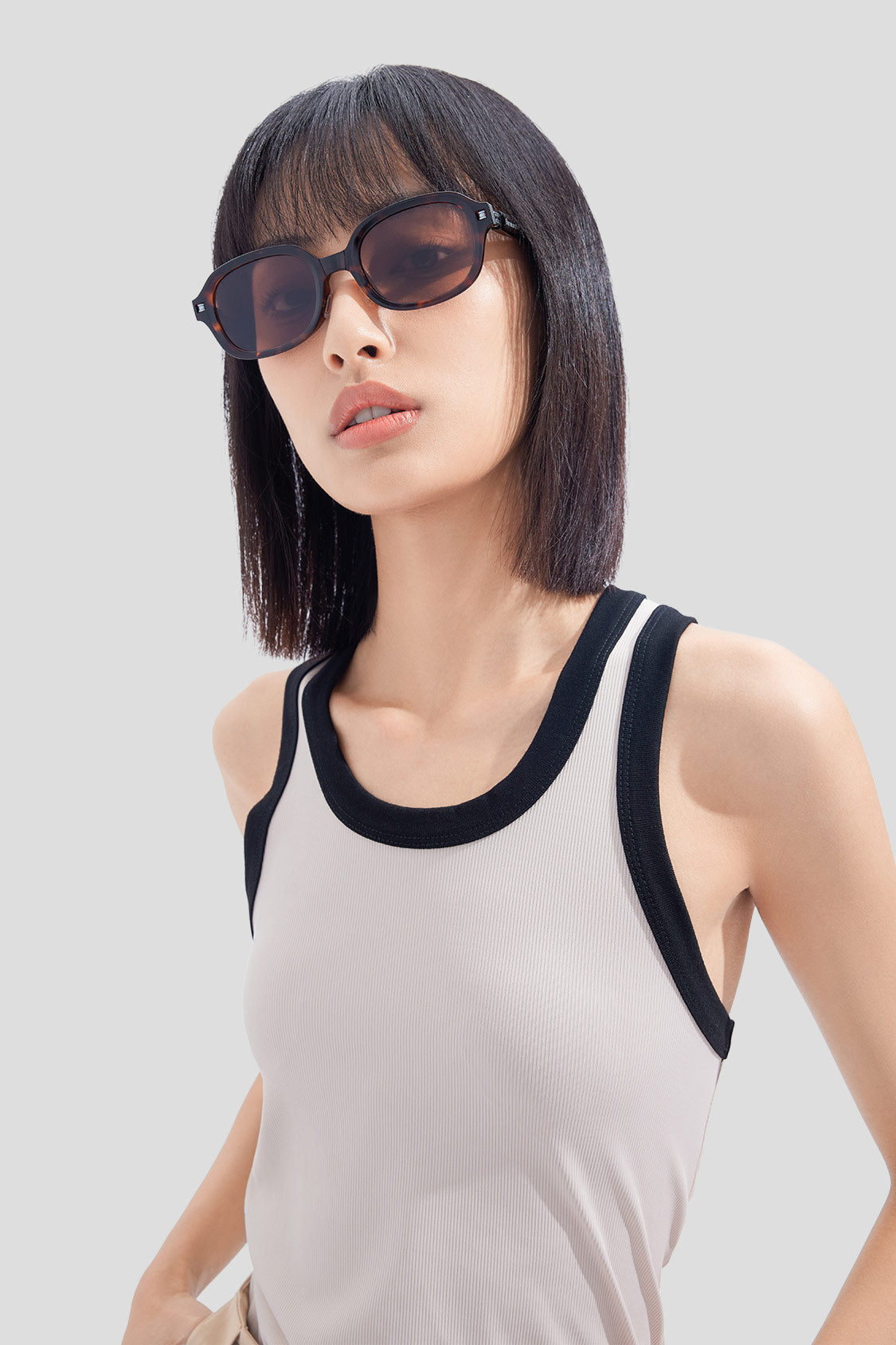 beneunder unisex down clarion folding classic sunglasses  #color_chestnut tortoiseshell