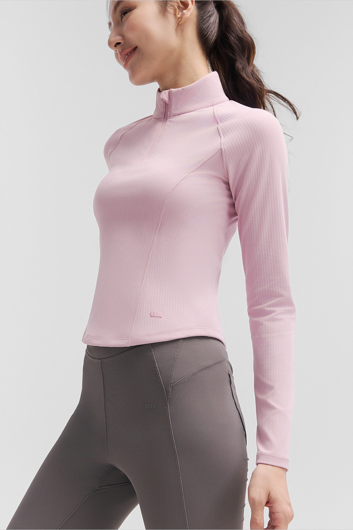 beneunder stripedry womens striped quick dry shaping top #color_dusty pink