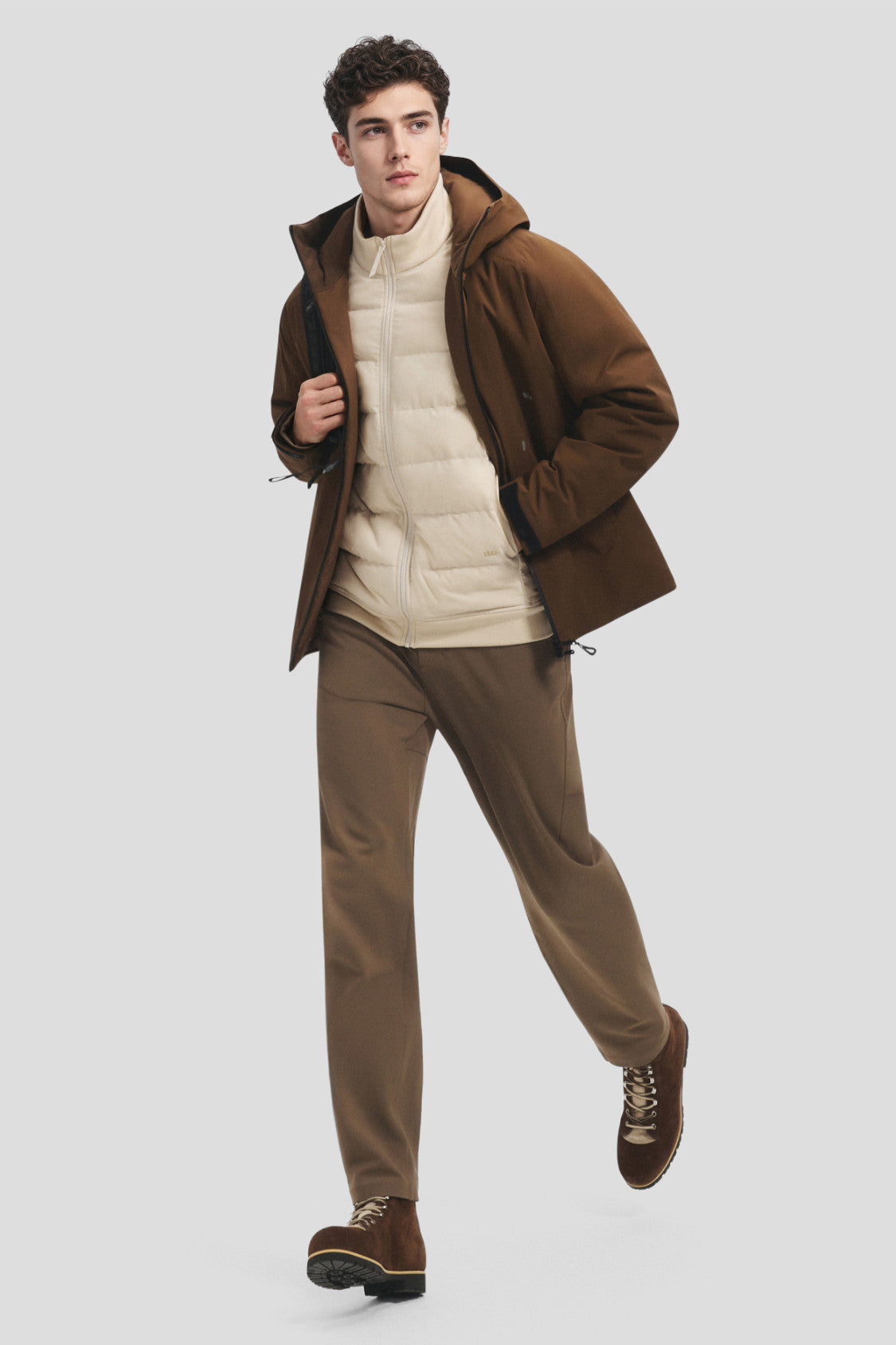 Men's Hybrid Down Jacket (Mid Warmth) HD009
