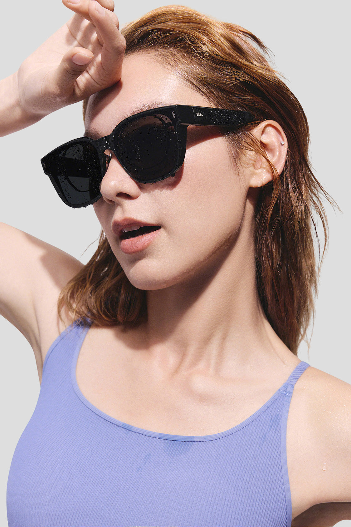 Square-Round Frame Prescription Fit-Over Sunglasses UV 400 FD013