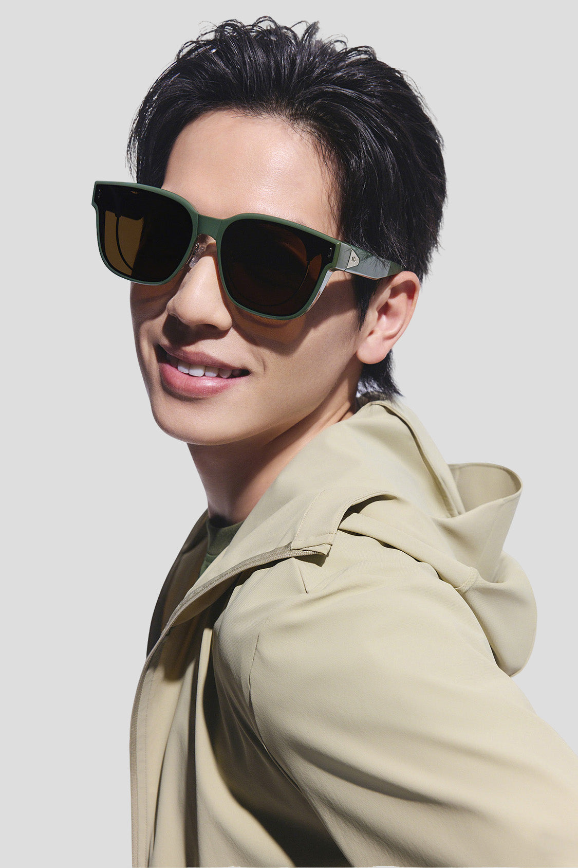 Square-Round Frame Prescription Fit-Over Sunglasses UV 400 FD013