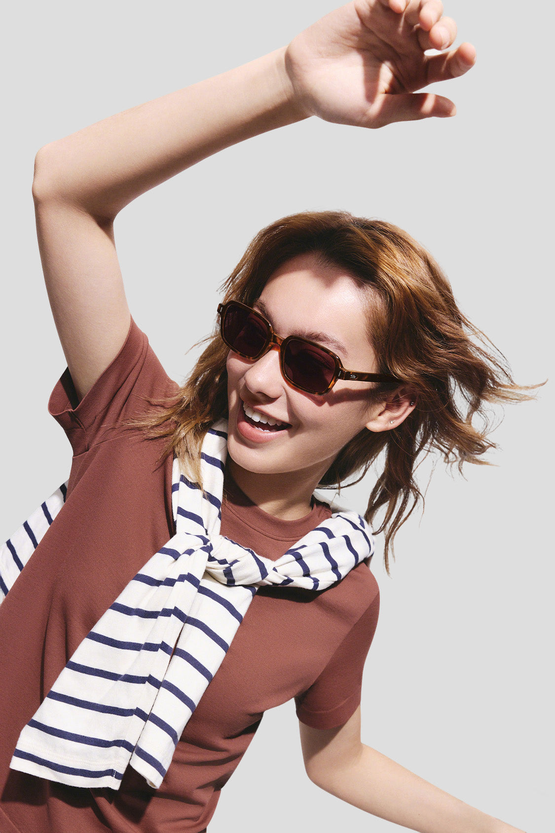 Small Square Frame Sunglasses UV 400 FD016