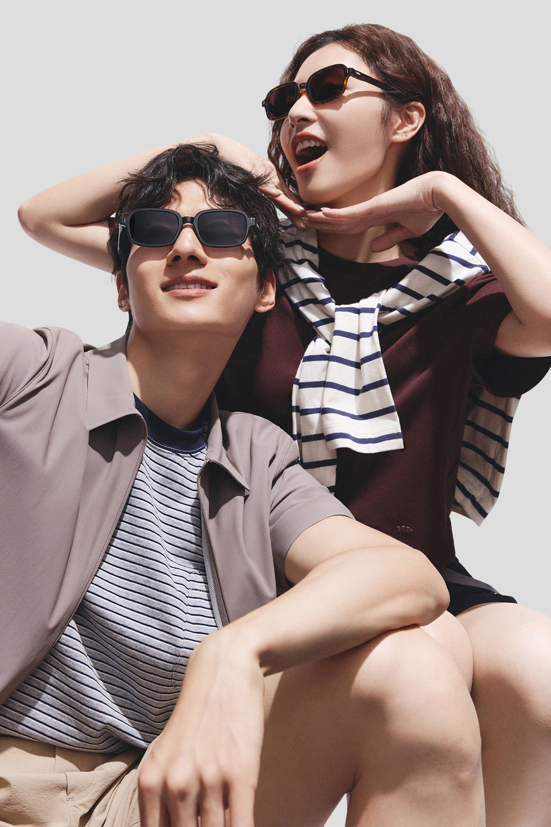 Small Square Frame Sunglasses UV 400 FD016