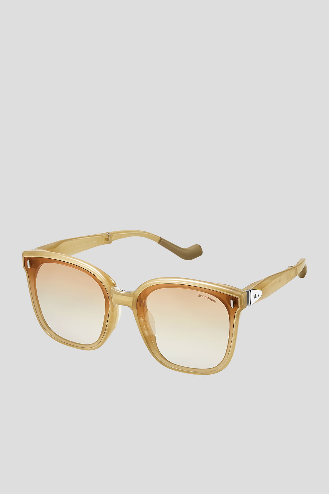 Oversized Square-Round Frame Sunglasses UV 400 FD025