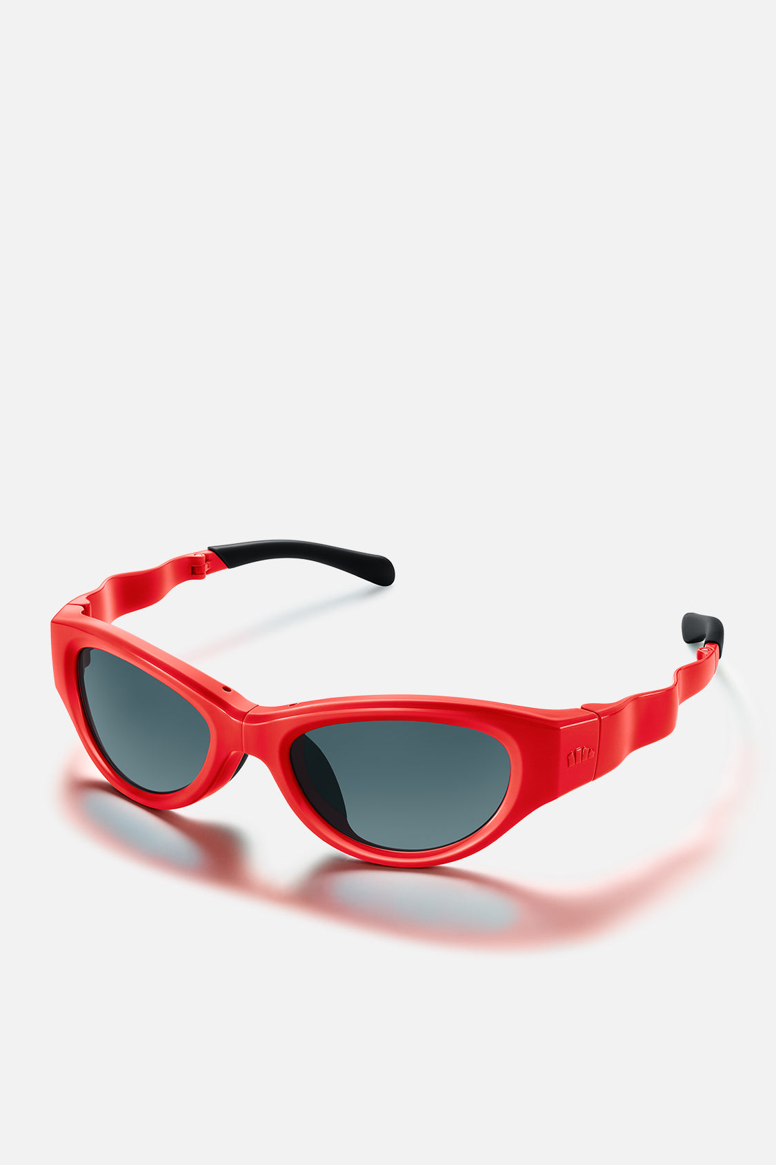 beneunder women's folding sunglasses #color_fuchsia red