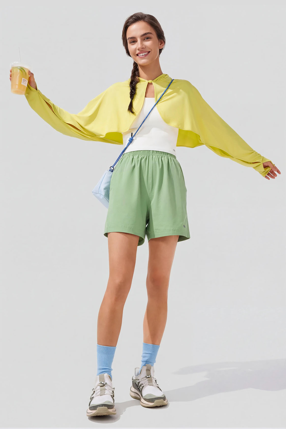 Women's Short Cape Jacket UPF 50+ GP931