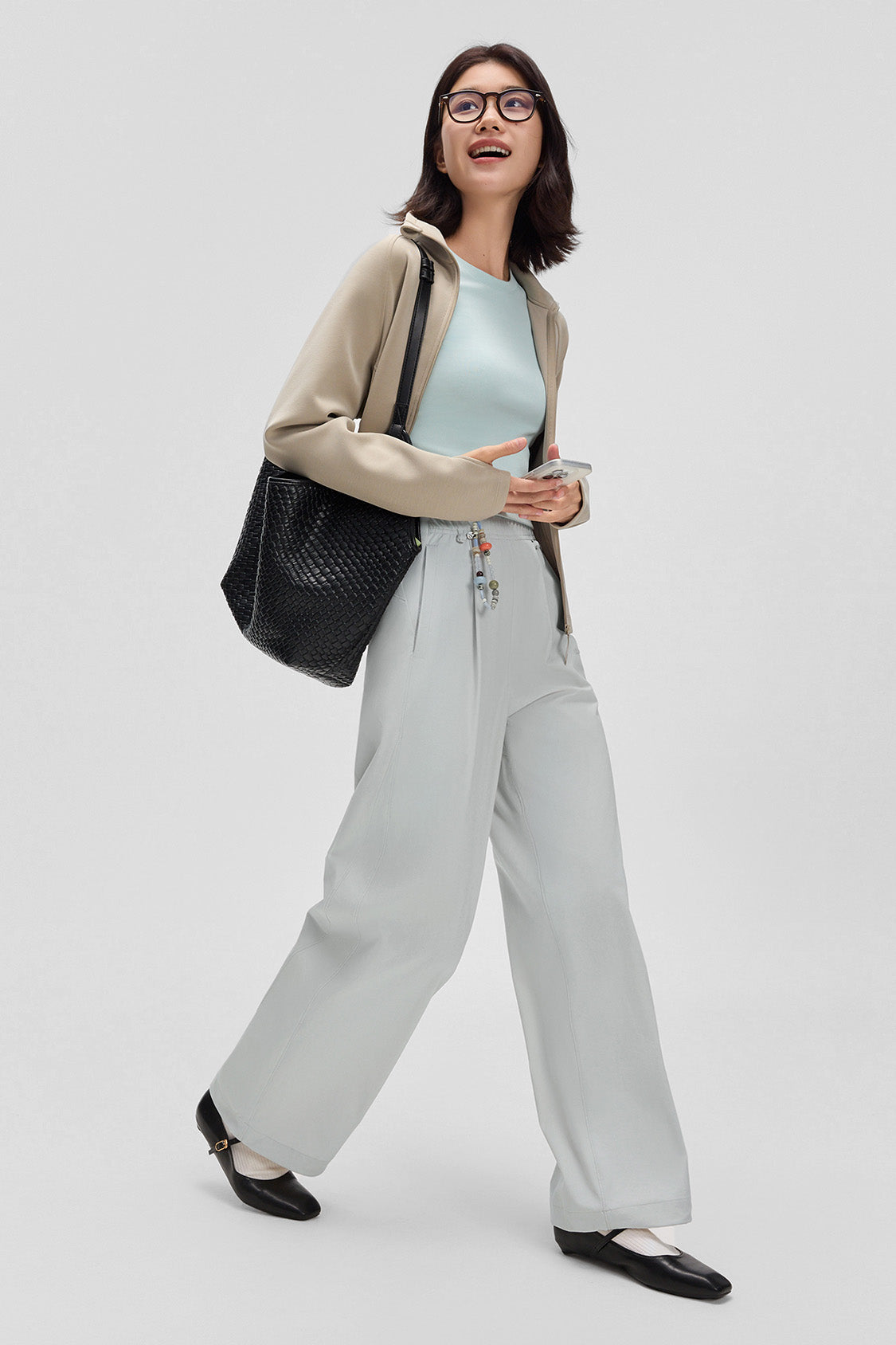 Women's Water-Repellent Straight-Leg Pants – Quick-Dry Outdoor Wear