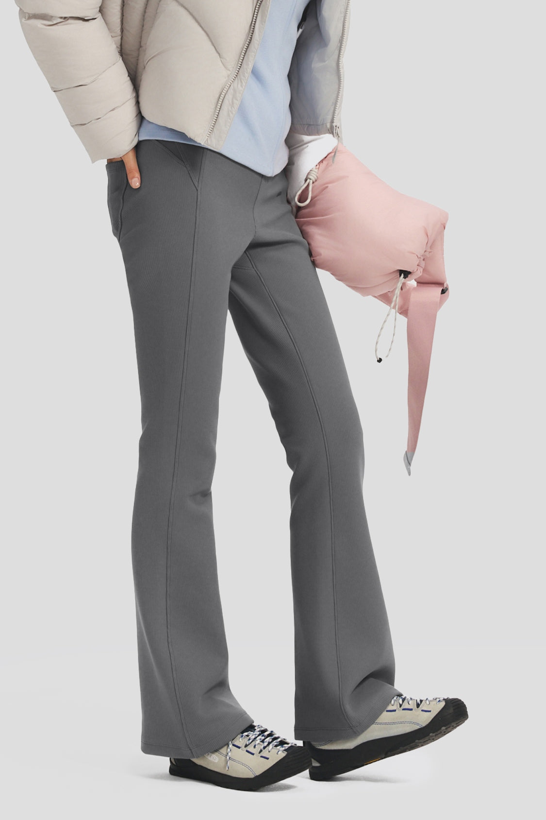 Women's High-Stretch Slight Flare Pants EL012