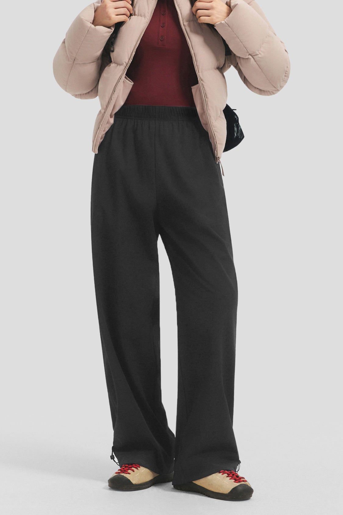 Women's Windproof Micro Fleece Straight-Leg Pants (High Warmth) PM020