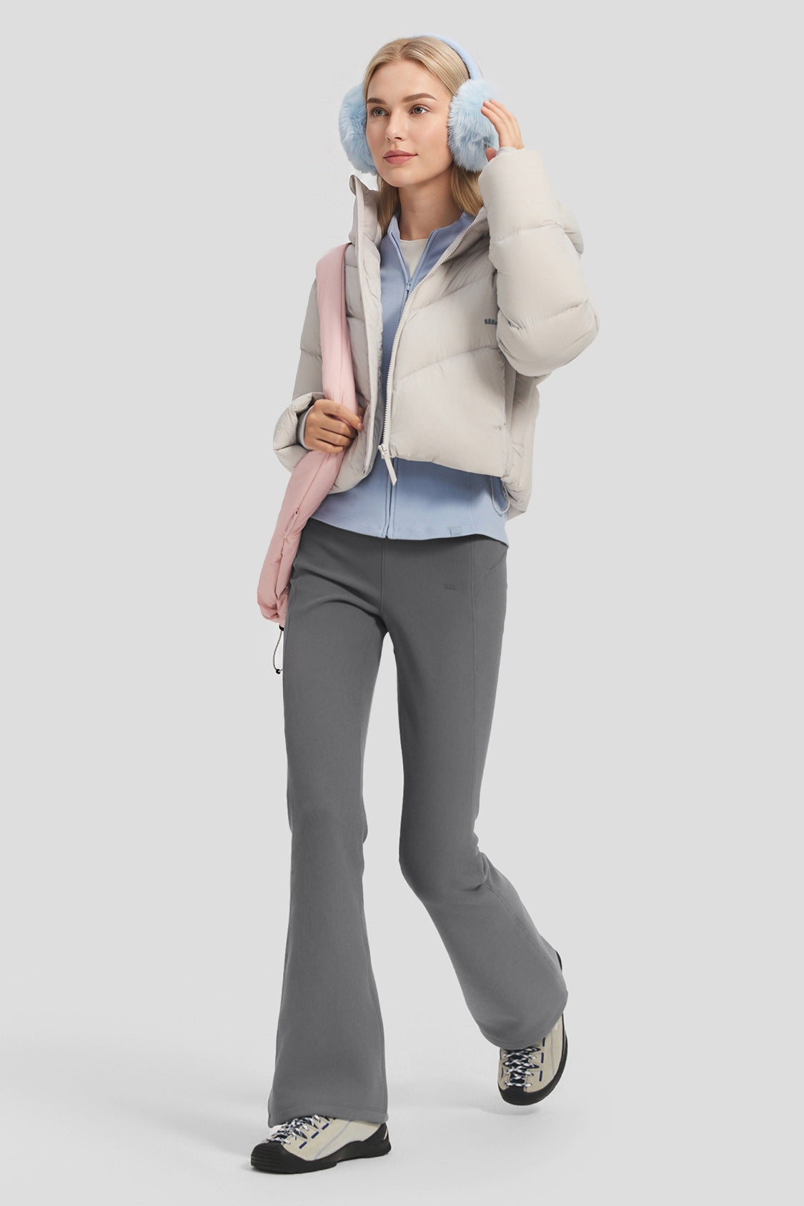 FlareFlex – Leggings térmicos acampanados de alta elasticidad para mujer