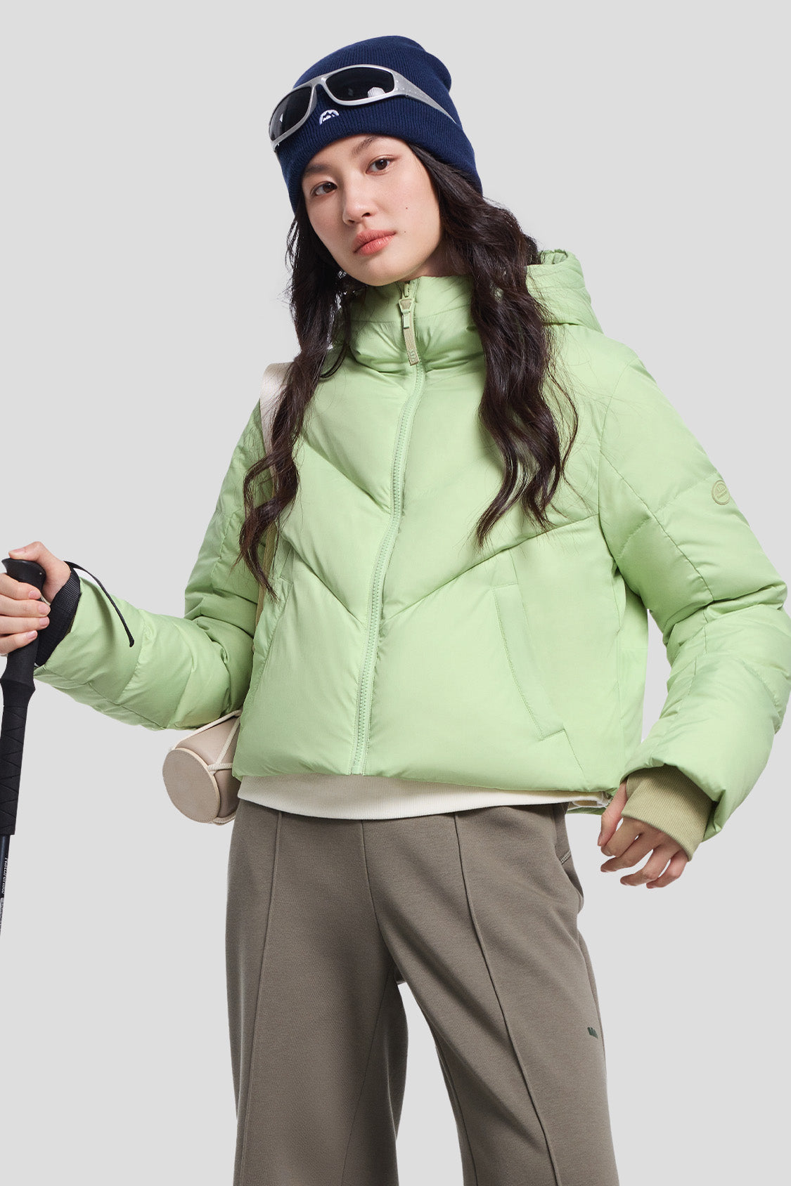 beneunder women's down jacket #color_green