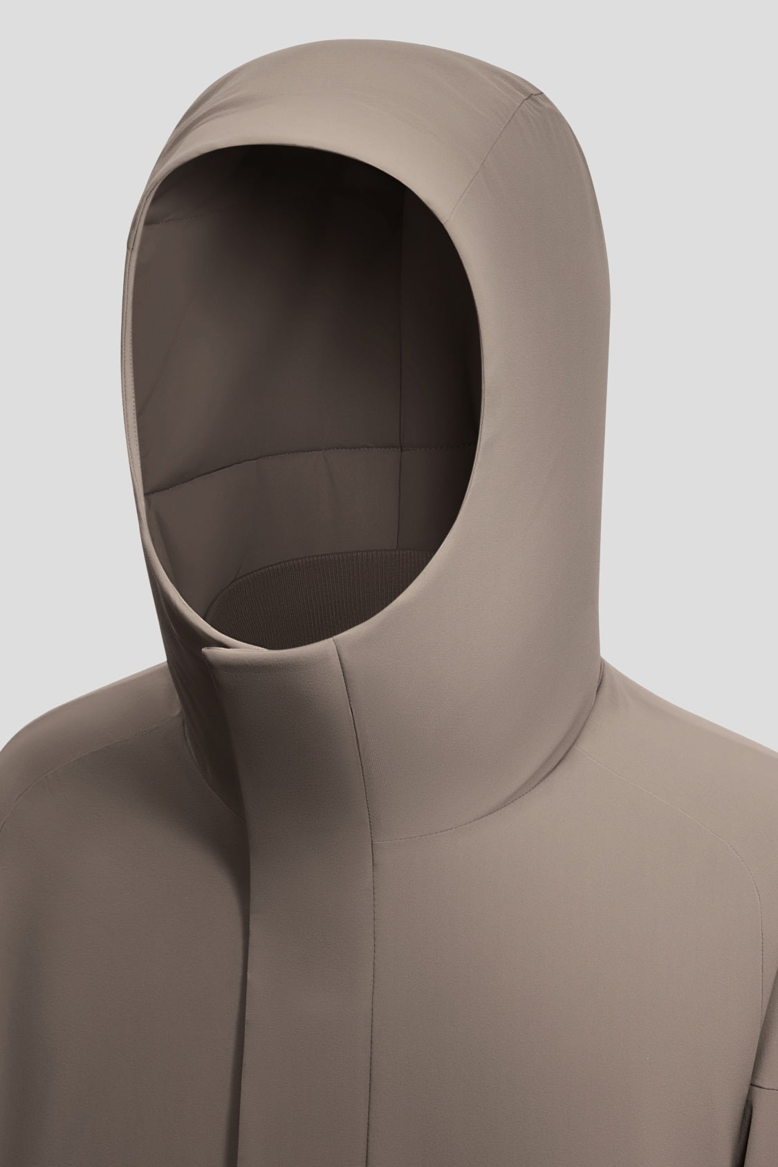 Men's Full-Coverage Stretch Hooded Down Jacket (Maximum Warmth) HD014