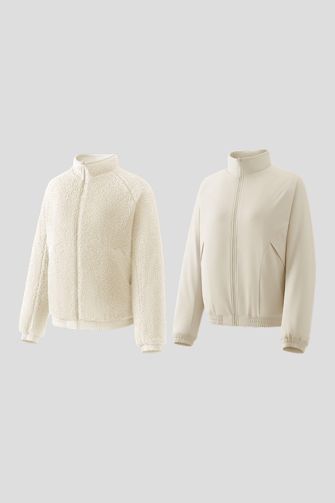 Women's Reversible Sherpa Fleece Softshell Jacket (High Warmth) ST036
