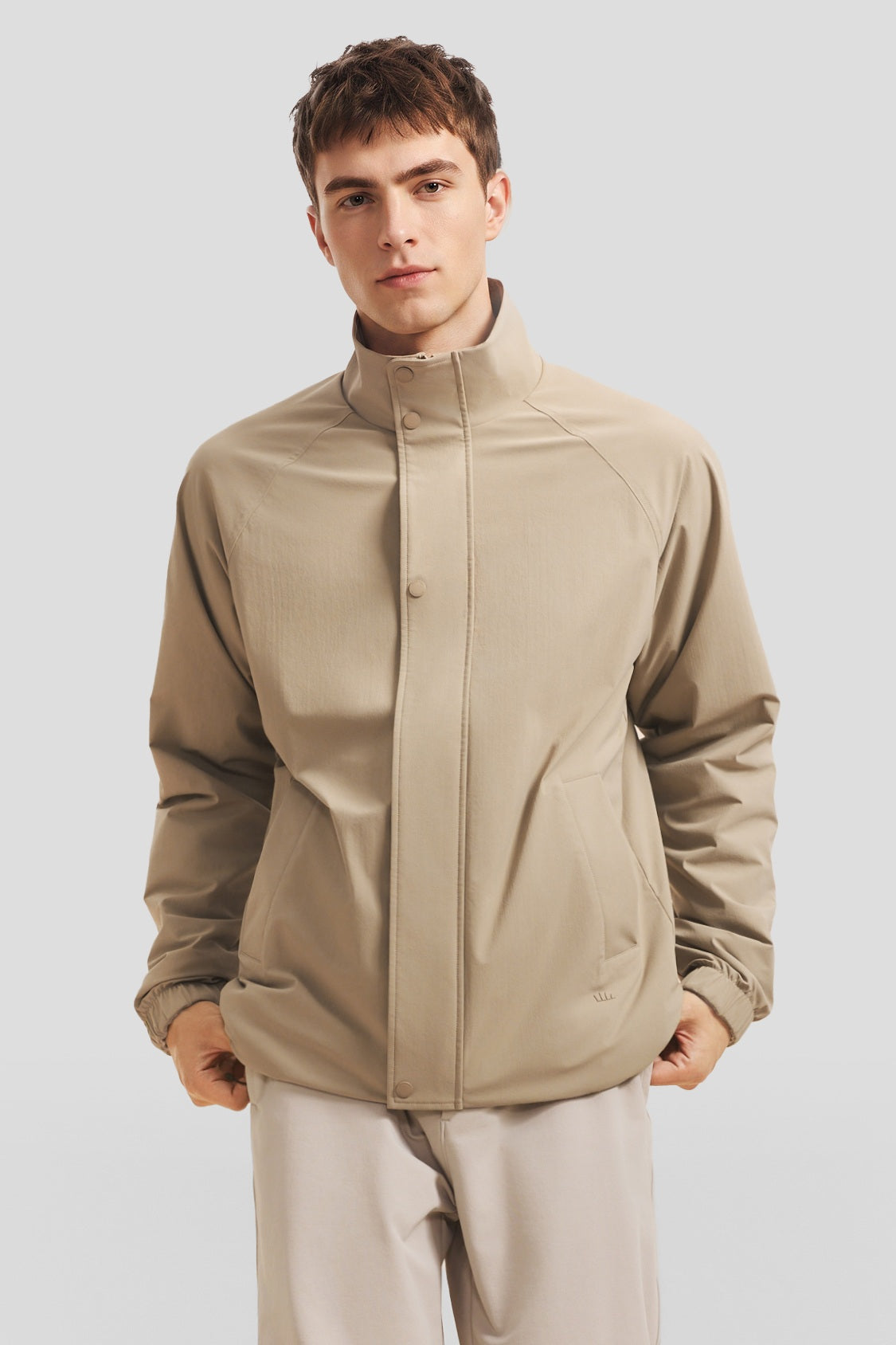 Herren-Wendejacke aus Microfleece mit Stehkragen (mittlere Wärme) PM036