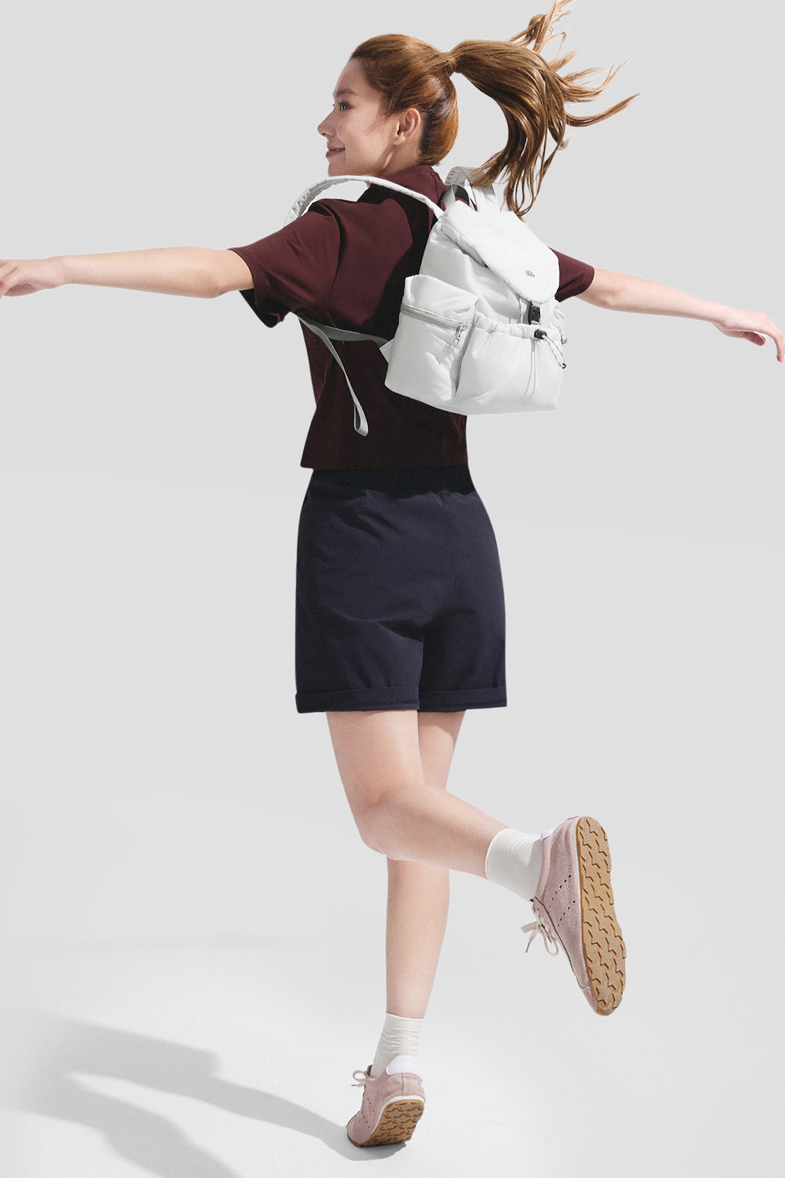 Women's Expandable Short Backpack LC005