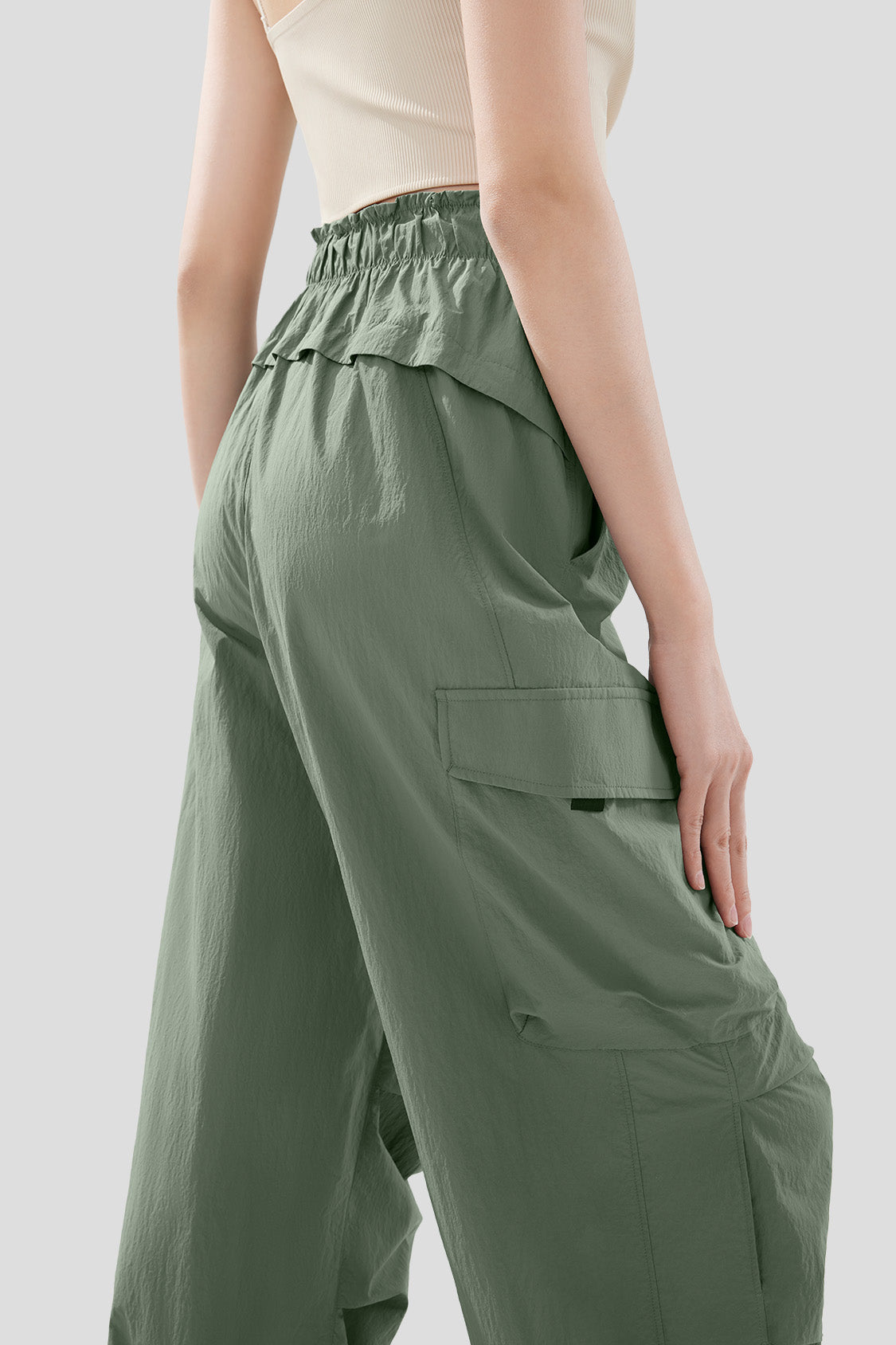 beneunder women's pants upf50+ #color_lake tea green