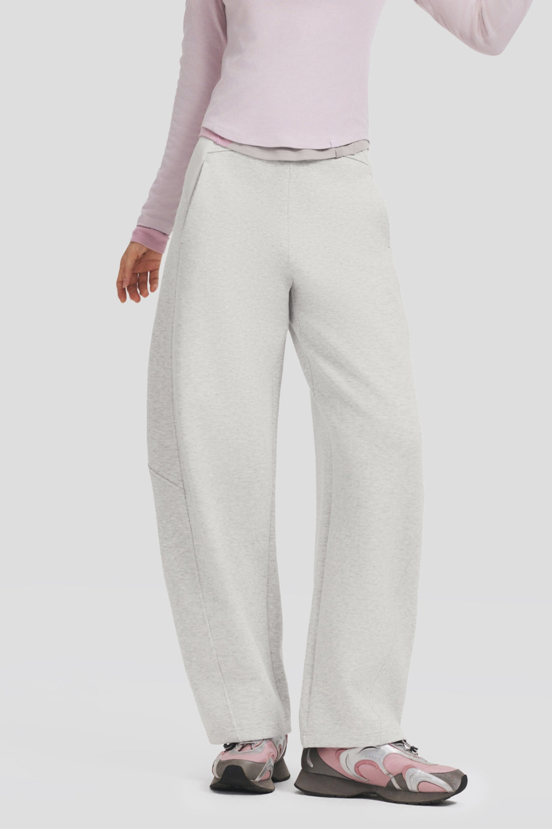 Women's High-Stretch Relaxed-Fit Pants EL009
