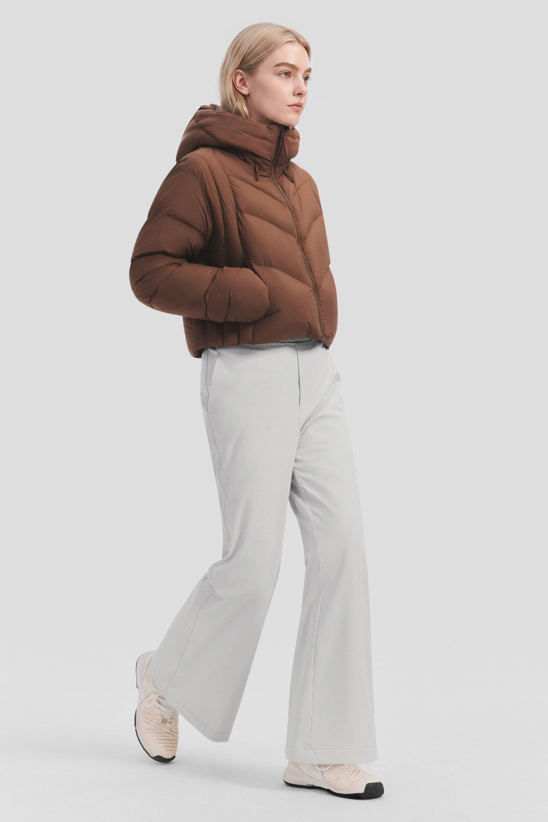 Women's Stretch Slight Flare Insulated Pants (High Warmth) CL008