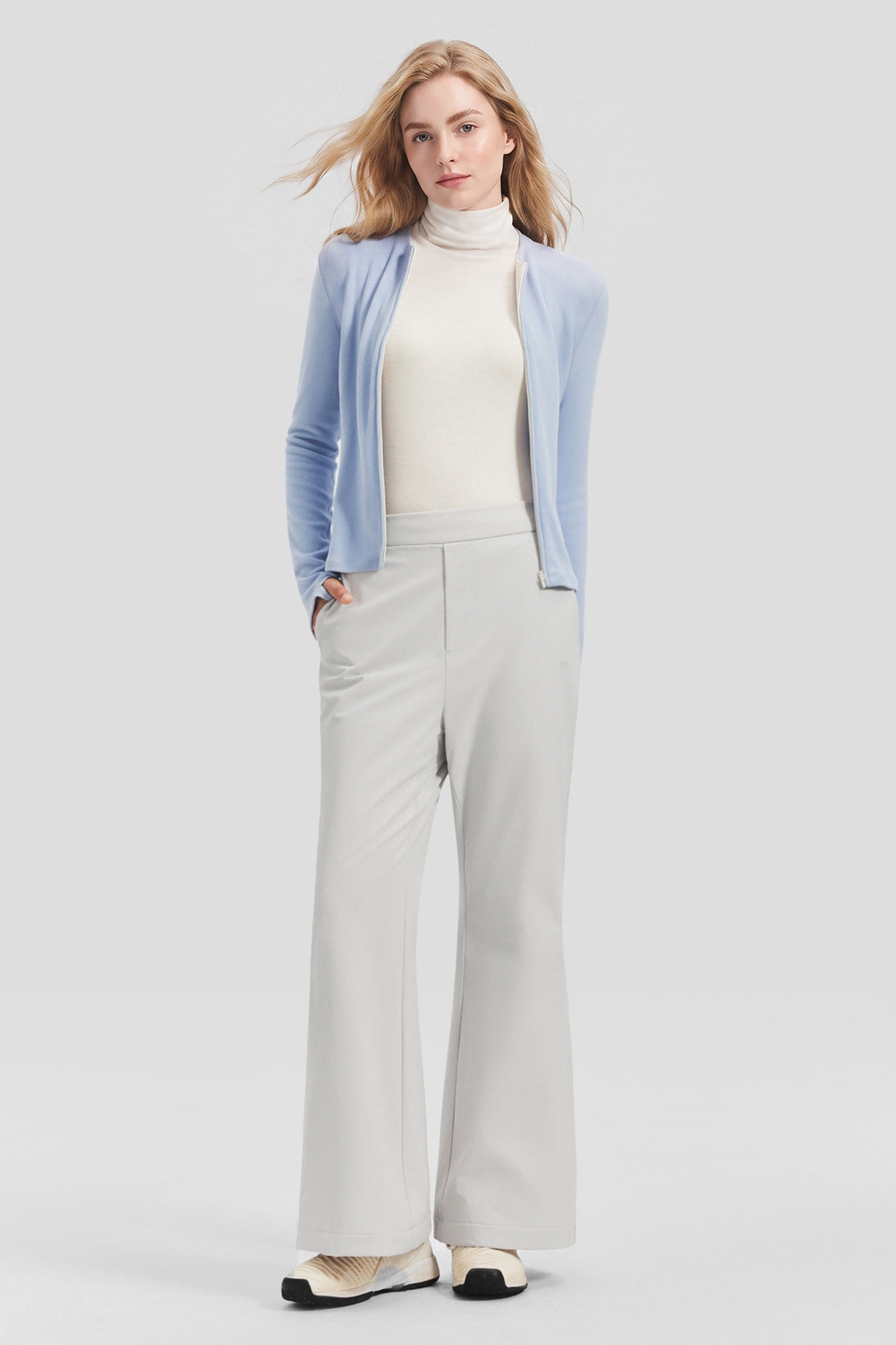 Women's Stretch Slight Flare Insulated Pants (High Warmth) CL008