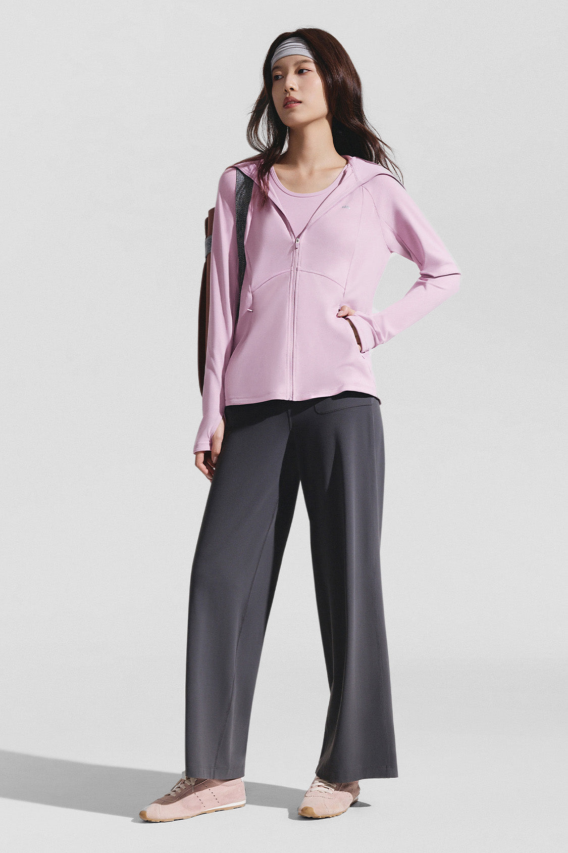 beneunder windglow womens windproof uvshield sport jacket upf50 #color_light pink