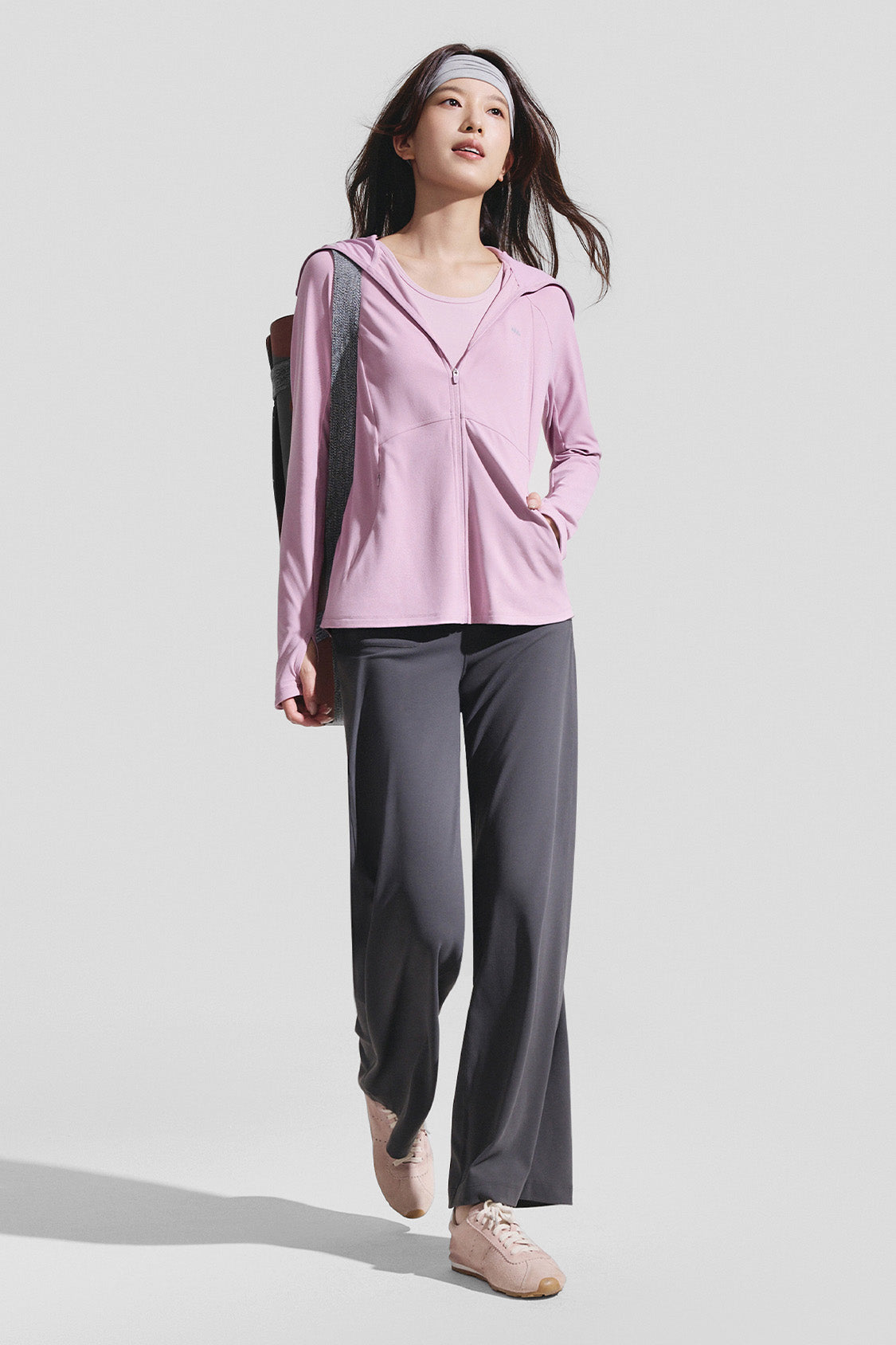 beneunder windglow womens windproof uvshield sport jacket upf50 #color_light pink