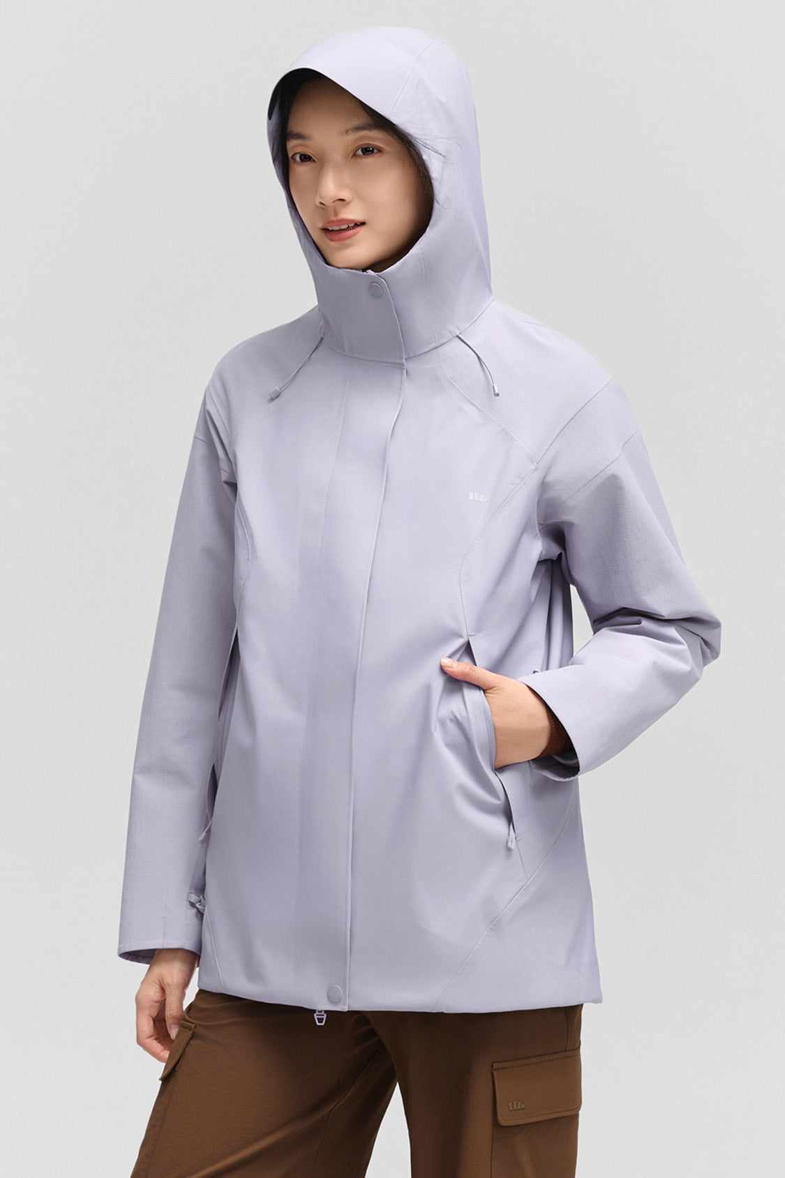 beneunder alpinecore – women’s insulated shell jacket (regular fit, warm liner) #color_light purple