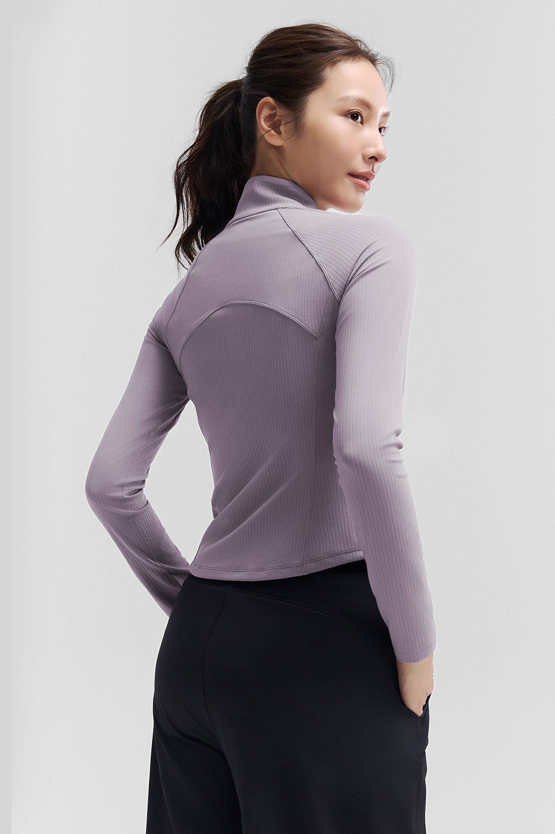 beneunder stripedry womens striped quick dry shaping top #color_lilac