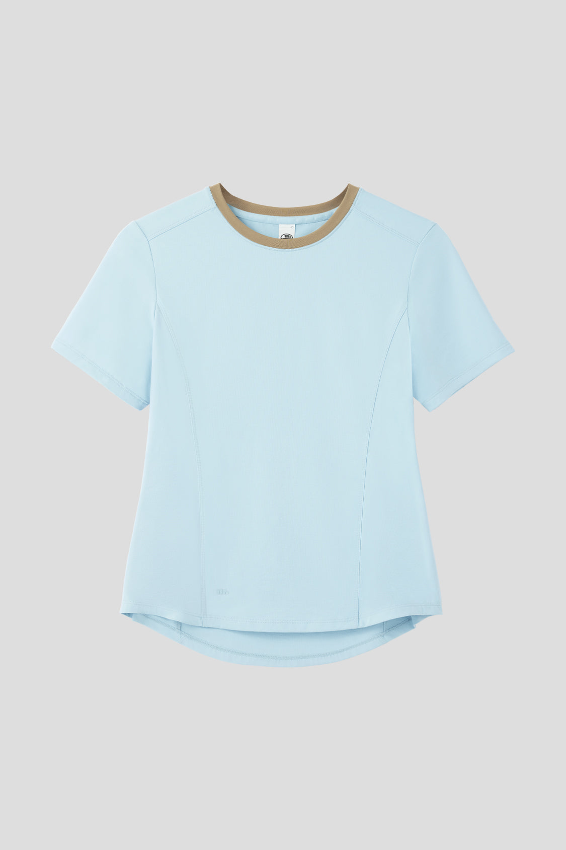 beneunder women's tops t-shirts #color_misty blue