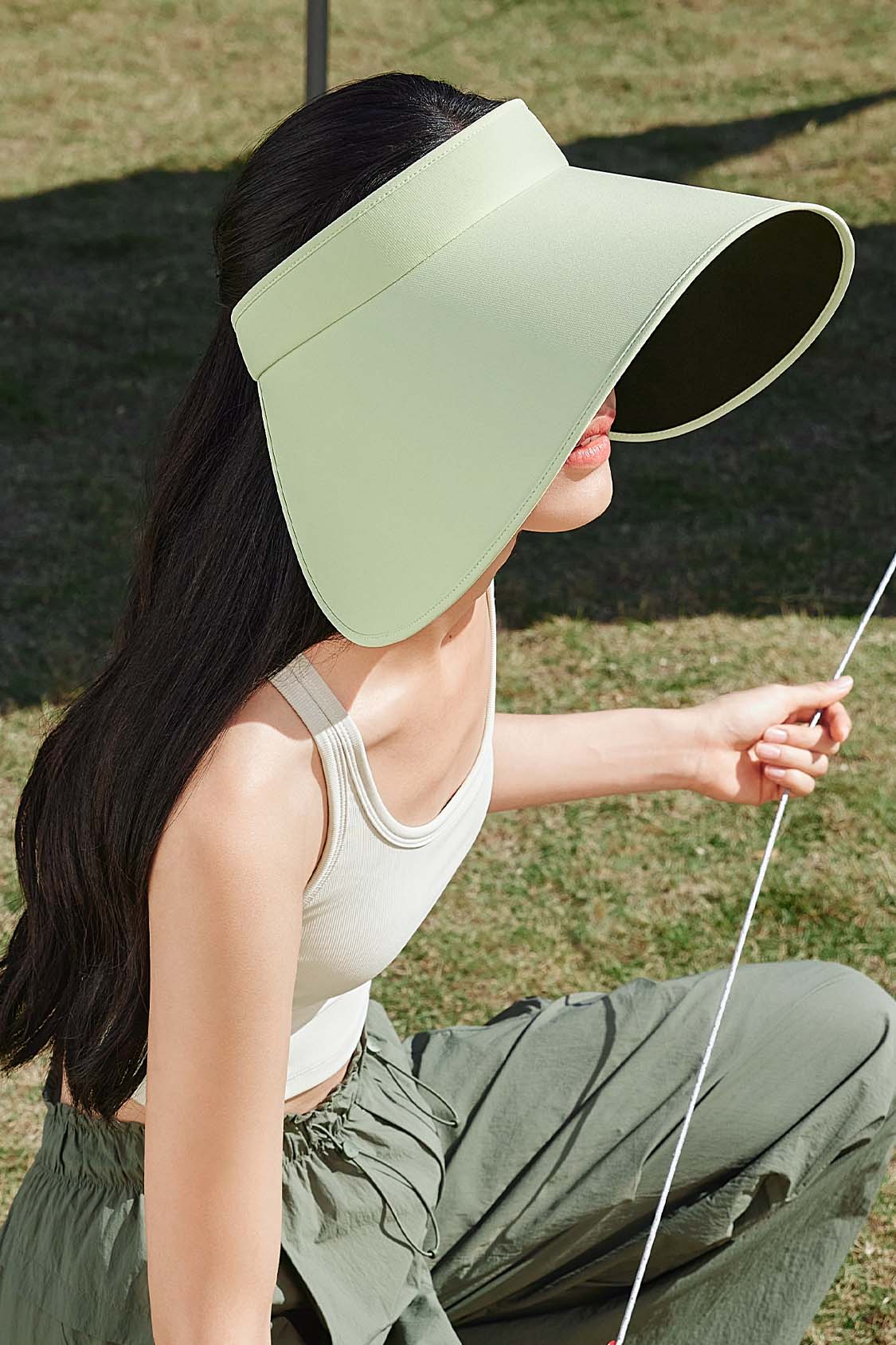 beneunder women's sun hats #color_mountain lake green