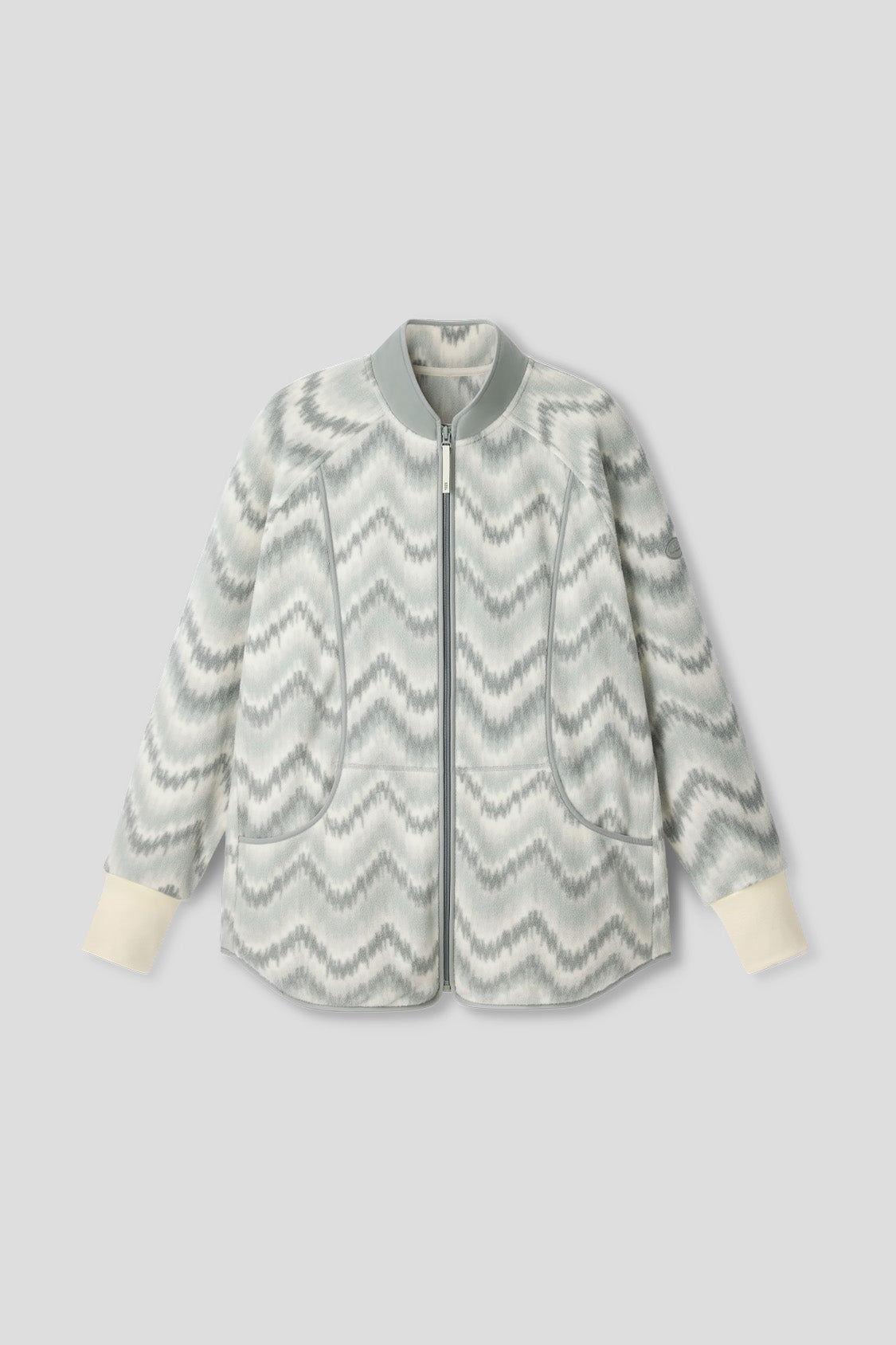 beneunder women's fleece coats #color_oak gray ripple