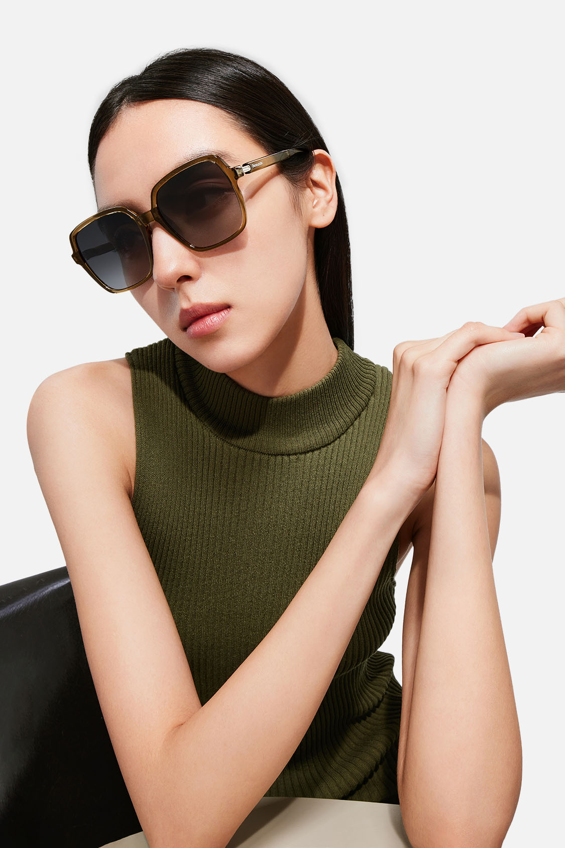 beneunder women's sunglasses #color_pine gray