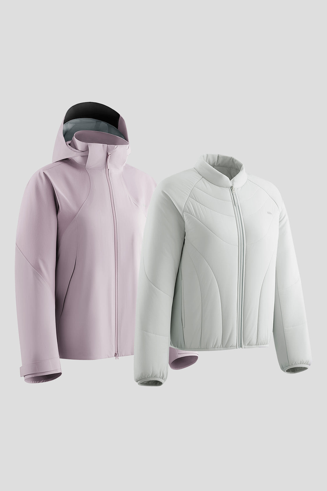 beneunder peakflex – women’s stretch insulated shell jacket (removable hood, warm liner) #color_pink