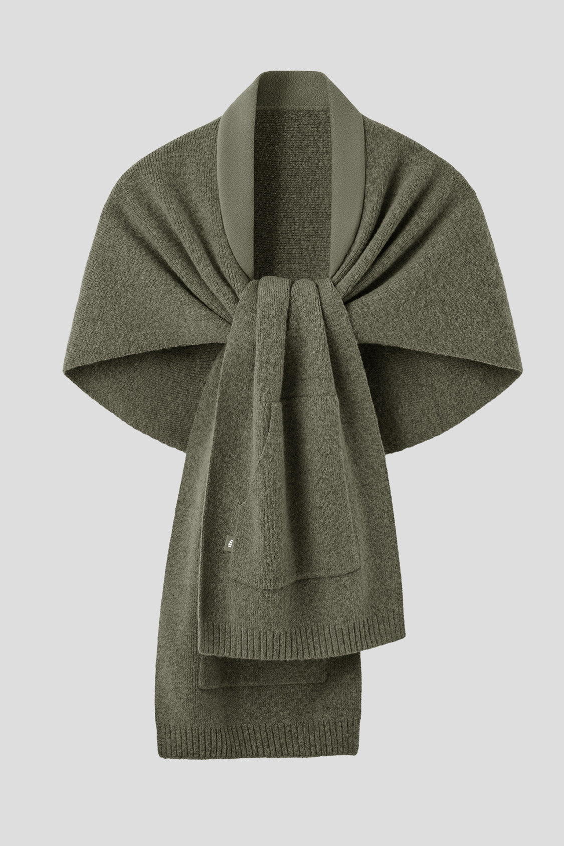 beneunder plush multi-use shawl scarf #color_shadow green