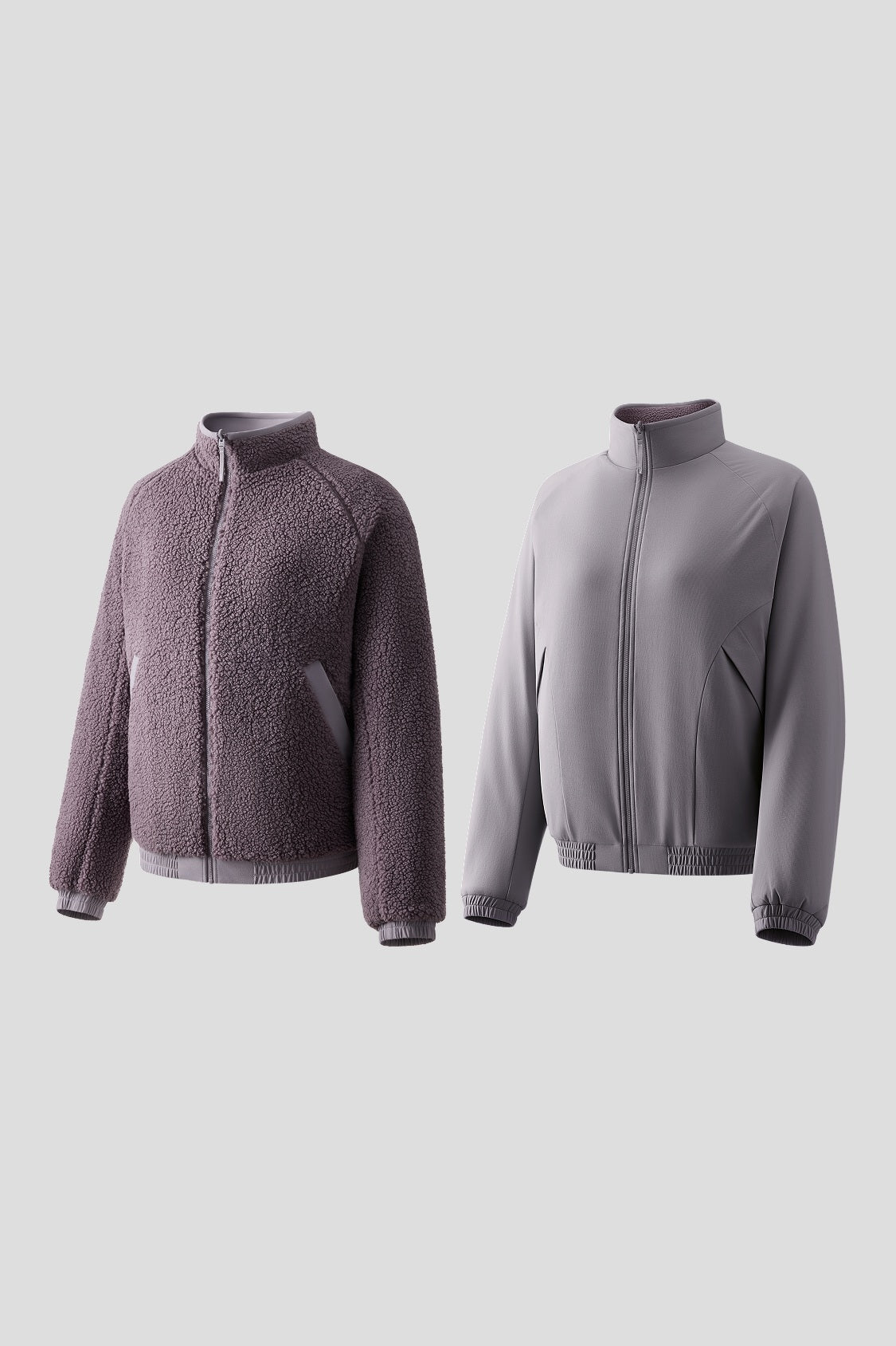 Women's Reversible Sherpa Fleece Softshell Jacket (High Warmth) ST036