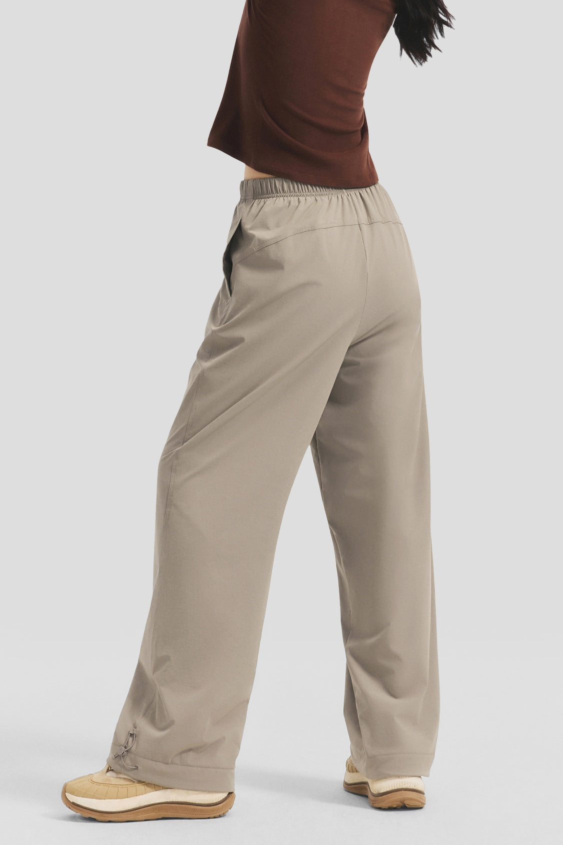 Women's Windproof Micro Fleece Straight-Leg Pants (High Warmth) PM020