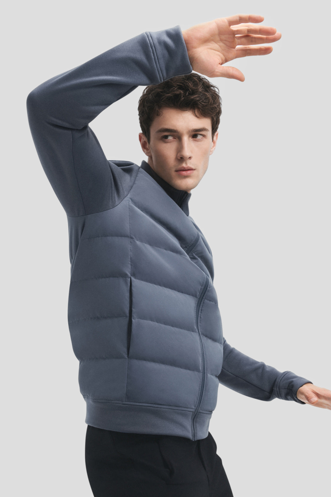 Men's Hybrid Down Jacket (Mid Warmth) HD009