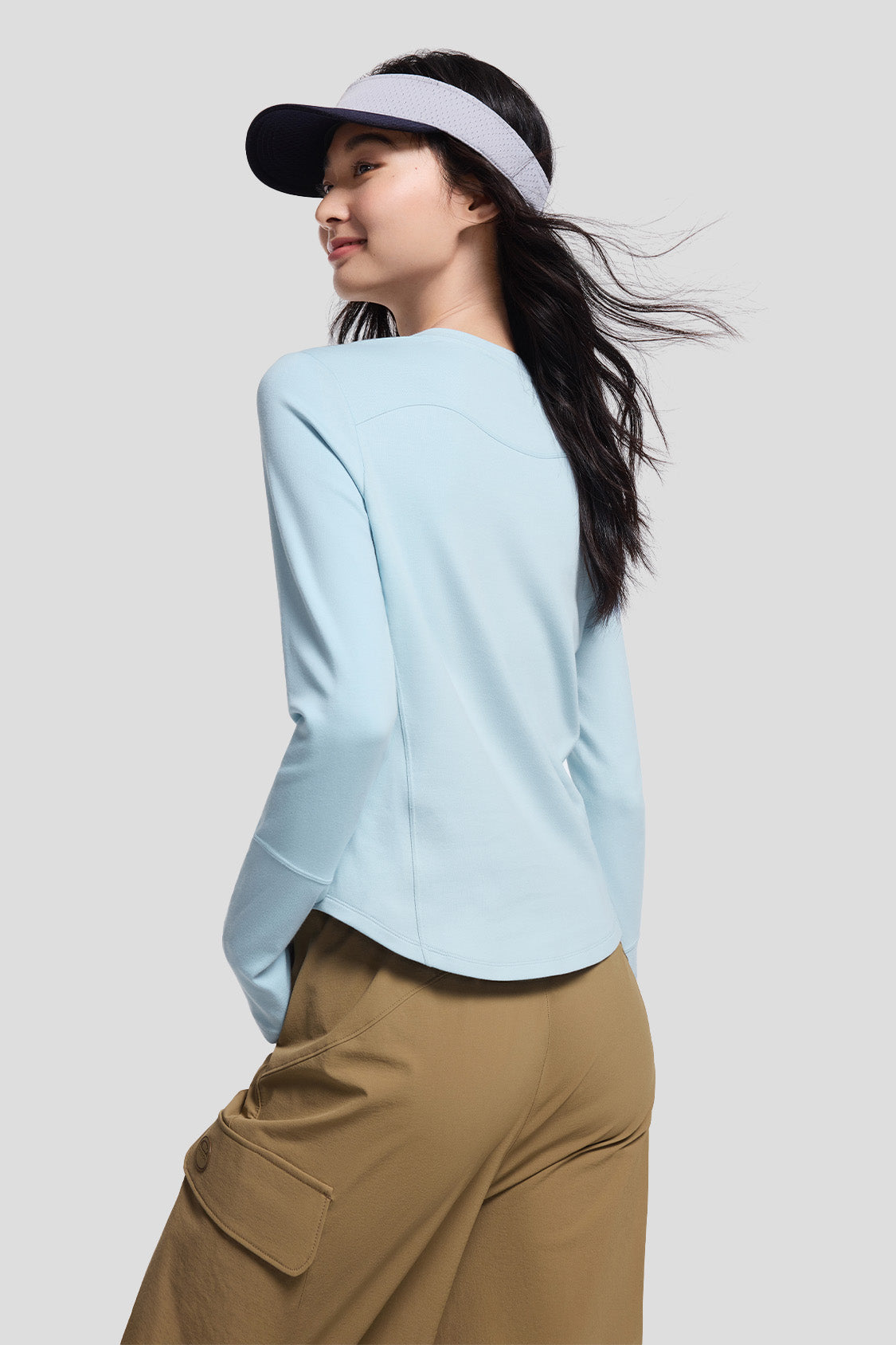 women's base layer #color_soft blue