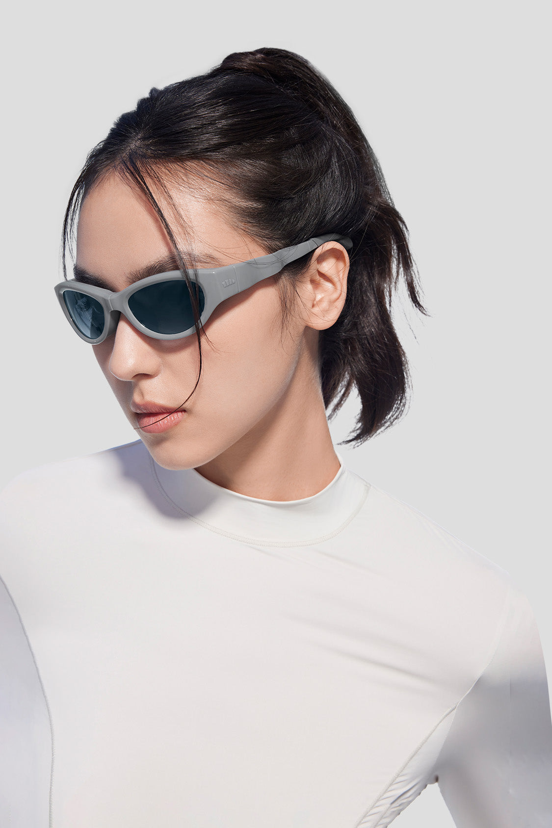 beneunder women's folding sunglasses #color_stormy gray