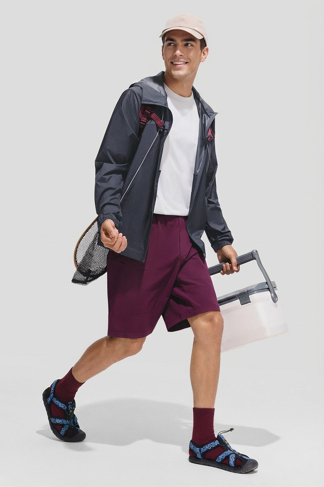 Men's Lightweight Water-Repellent Sun Jacket UPF50+ TS006