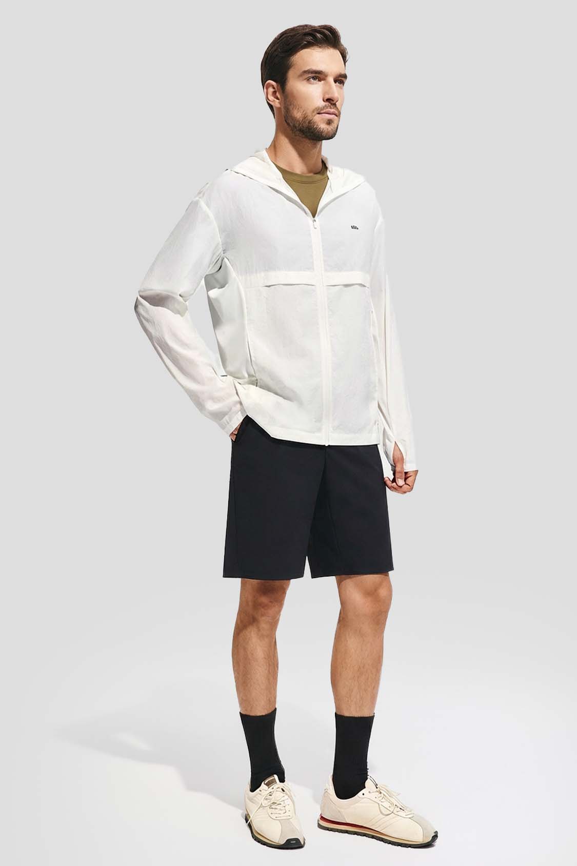 Men's Water-Resistant Sun Protection Jacket UPF 100+ TS007