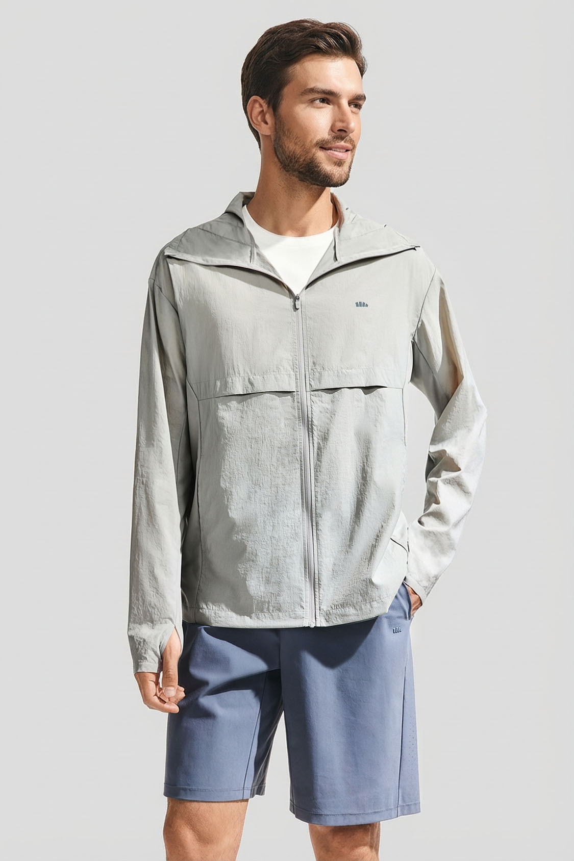Men's Water-Resistant Sun Protection Jacket UPF 100+ TS007