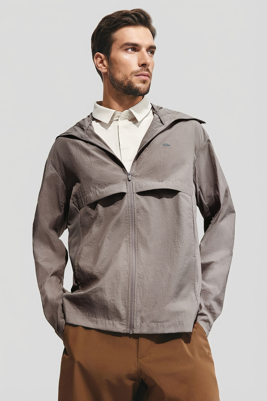 Men's Water-Resistant Sun Protection Jacket UPF 100+ TS007