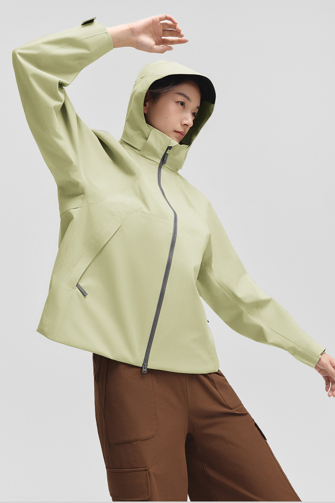 beneunder peakflex – women’s stretch insulated shell jacket (removable hood, warm liner) #color_teal